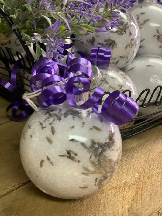 Peppermint lavender foot soak ornament